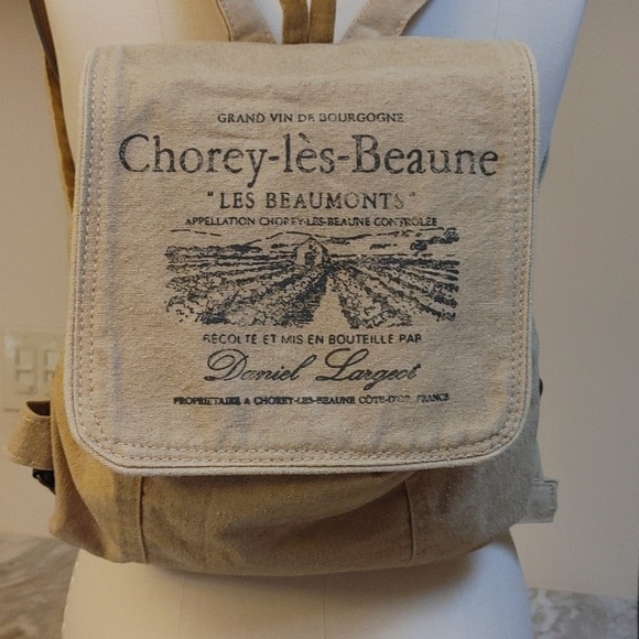 Canvas and Leather Back Pack main image 6